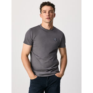 Pepe Jeans pánské tmavě šedé tričko Wallace - M (984)